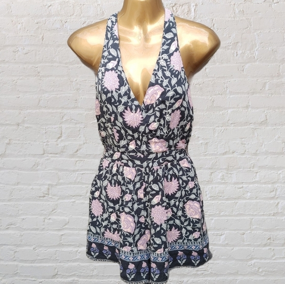 AEO Boho Floral Romper Size Xxs - Picture 2 of 13